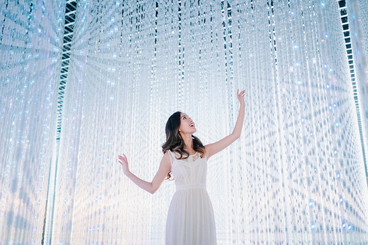 Disney+ Annette Lee at Crystal Universe in ArtScience Museum