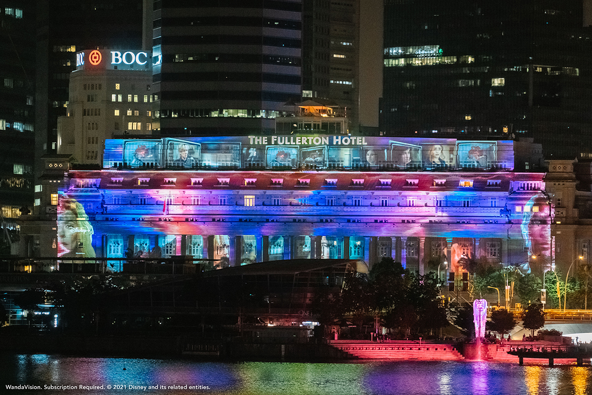 Disney+ WandaVision on The Fullerton Hotel