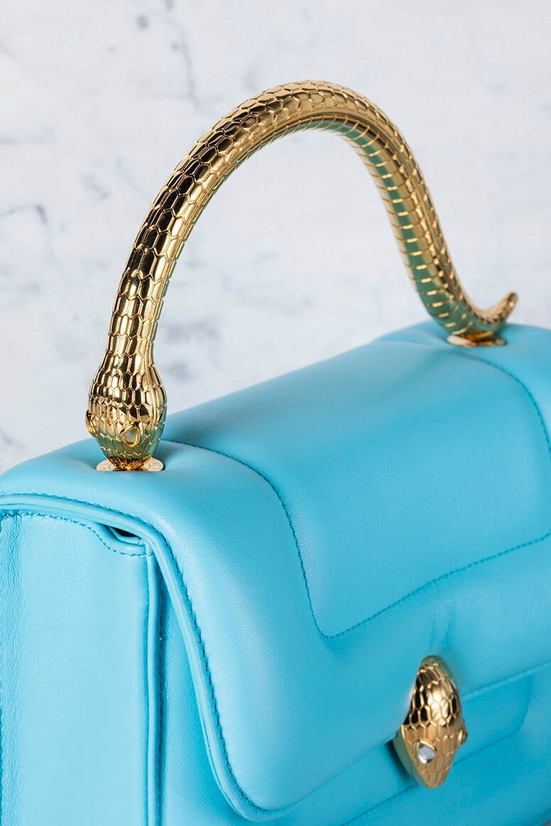 Bvlgari x Mary Katrantzou Serpenti Metamorphosis handle bag