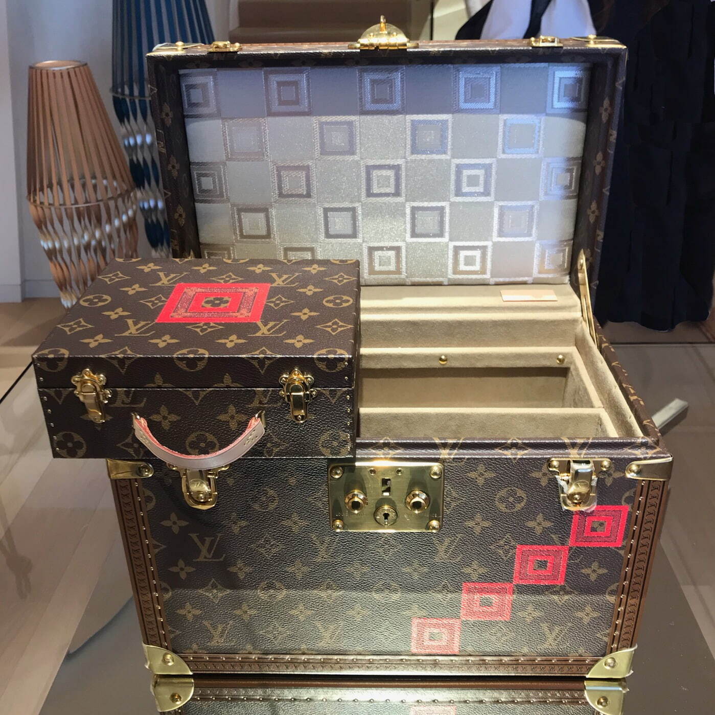 Louis Vuitton Ginza Namiki-dori store is renovated in Ginza district, Chuo  Ward, Tokyo on March 16, 2021. The store, which opened as the first  directly managed store in Japan in 1981, will