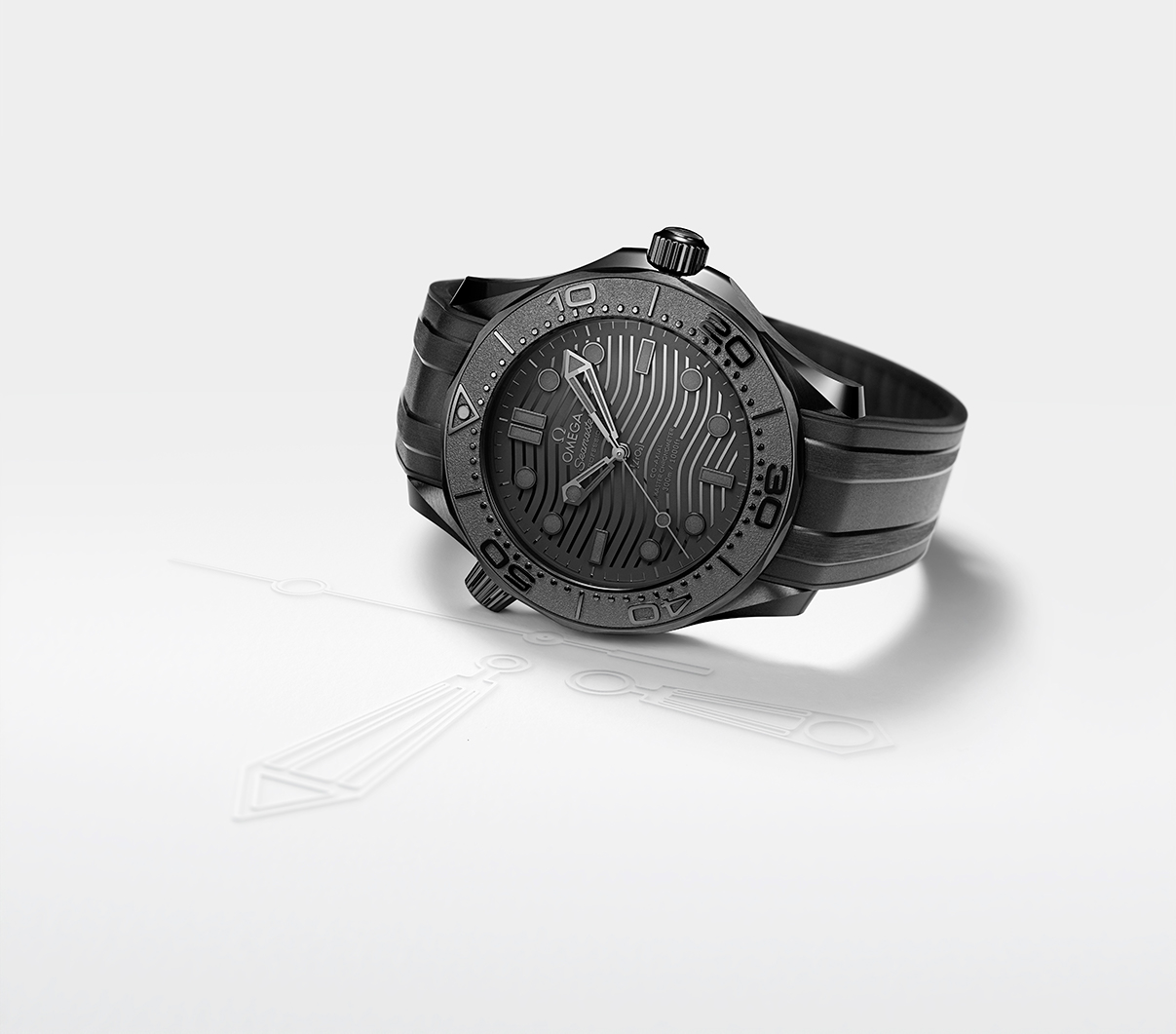 2021 OMEGA Seamaster Diver 300M Black Black