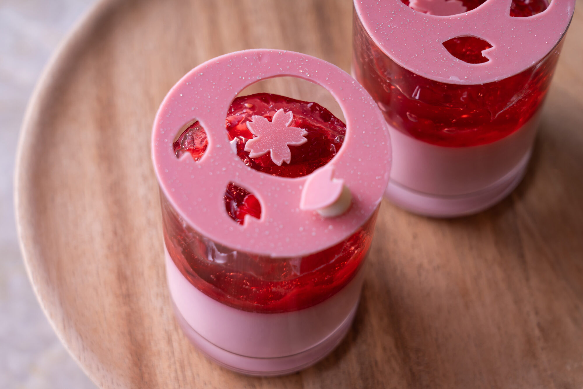 Sakura Raspberry Verrine at Four Seasons Hotel Kyoto