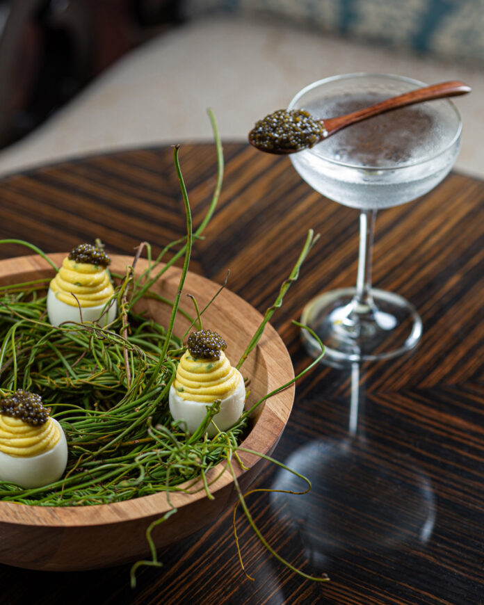 Caviar Martini from Martini Bar at The Ocean Club, A Four Seasons Resort, Bahamas.