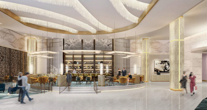 Conrad Las Vegas at Resorts World - Lobby Rendering