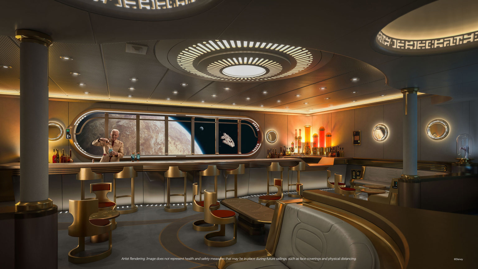 Disney Wish Star Wars Hyperspace Lounge