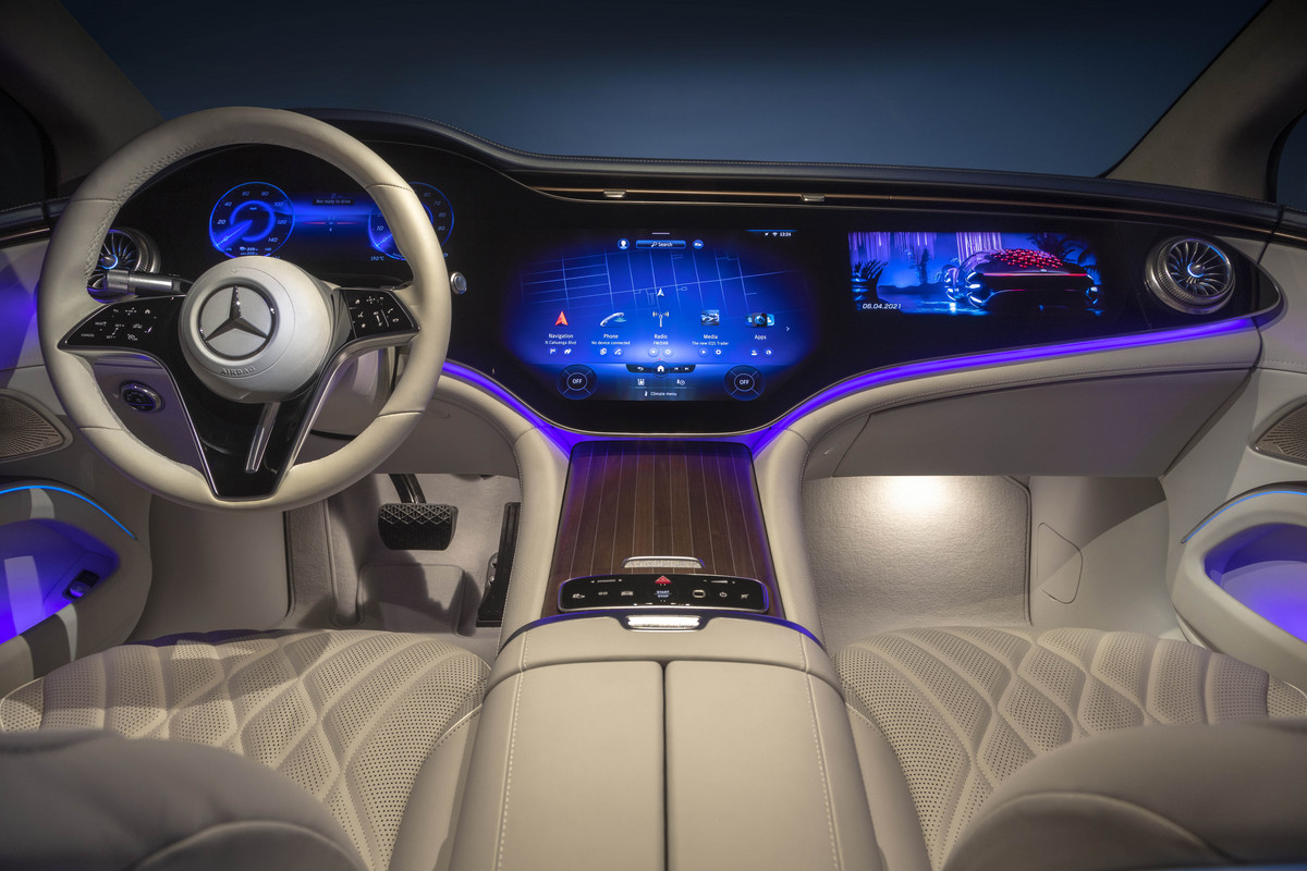 Mercedes EQS Edition One interior