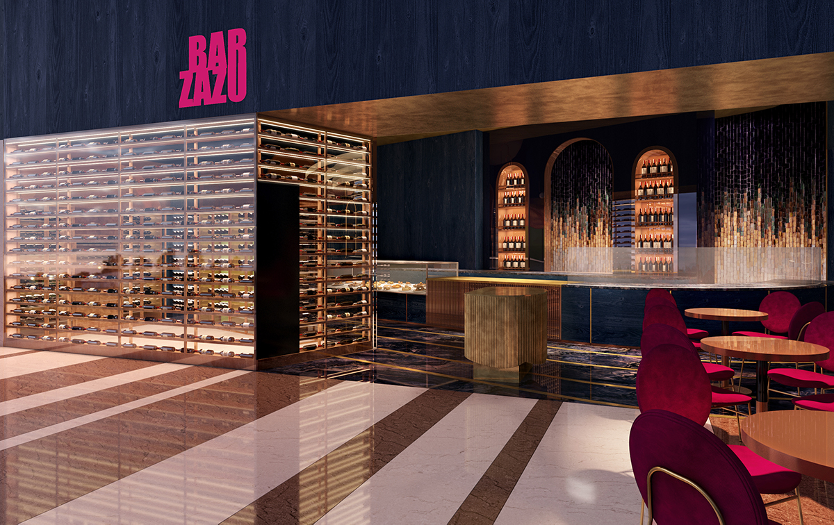 Bar Zazu Entrance - Resorts World Las Vegas