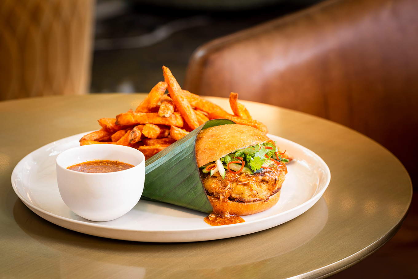 Renku Chilli Crab Burger