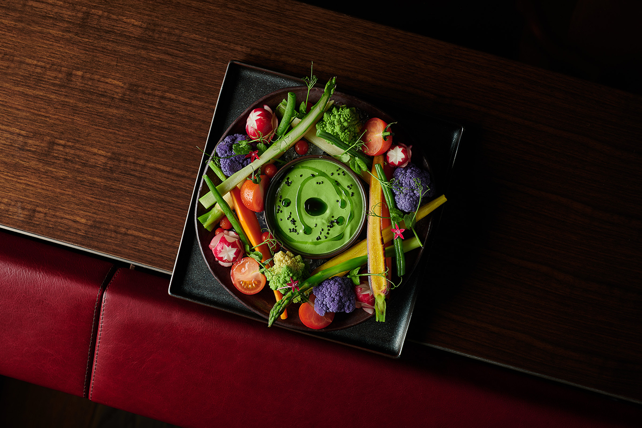 Vegetable Crudités Salad at Republic at The Ritz-Carlton, Millenia Singapore