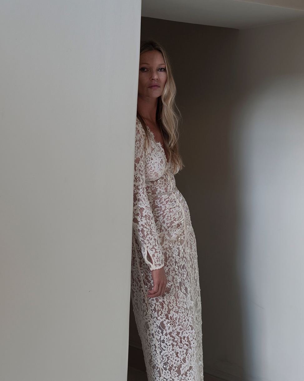 Kate Moss in Self-Portrait Autumn Winter 2021 Pre-Collection Campaign (Photo ©Self-Portrait)