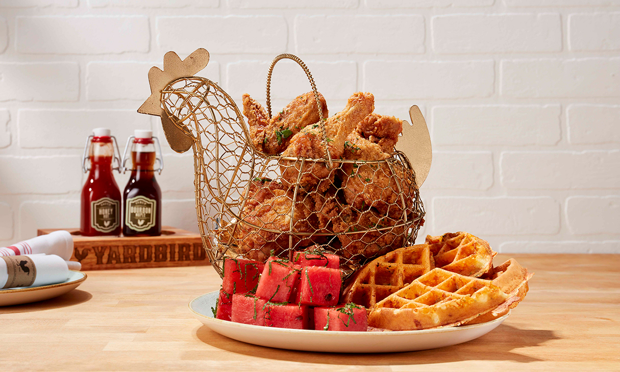 Yardbird chicken ‘N’ watermelon ‘N’ waffles