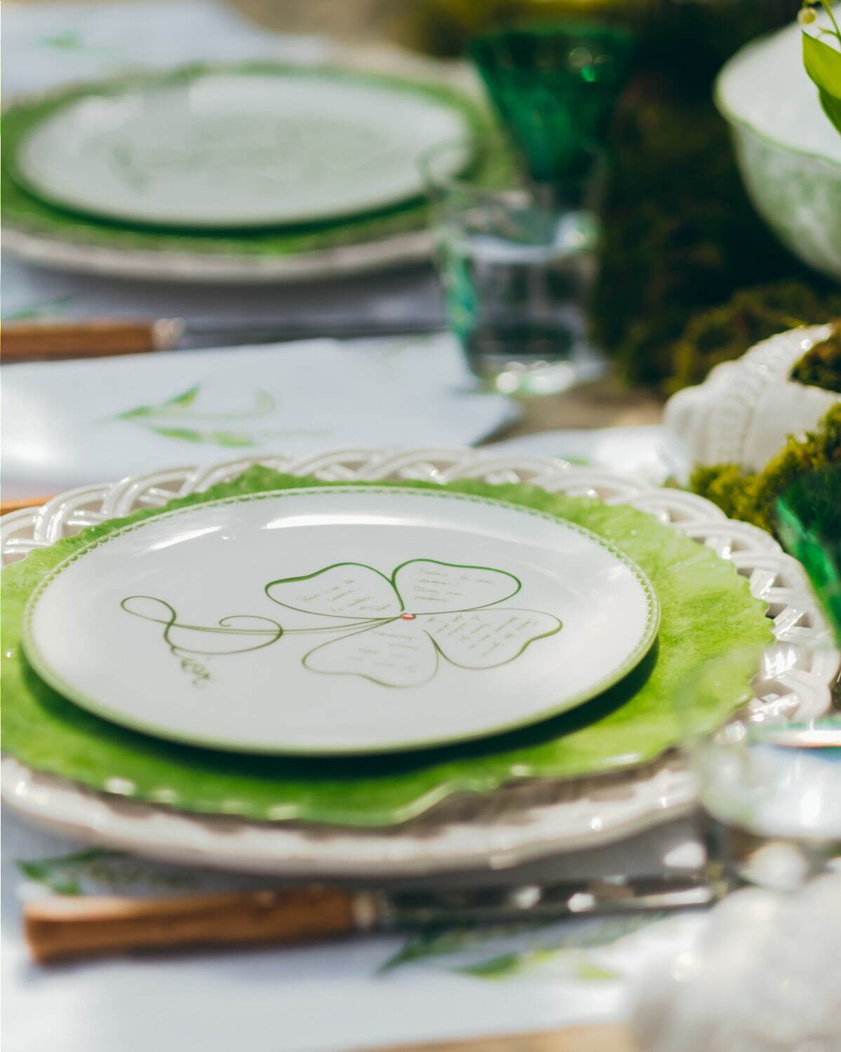 Lily of the Valley Tableware collection from Dior