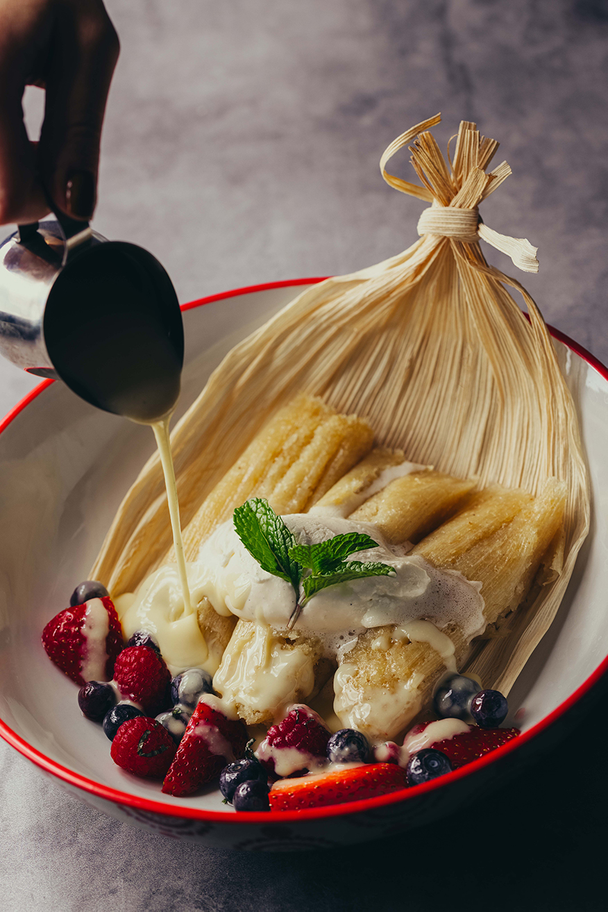 Casa Calavera Las Vegas Sunday Brunch Sweet Corn Tamales