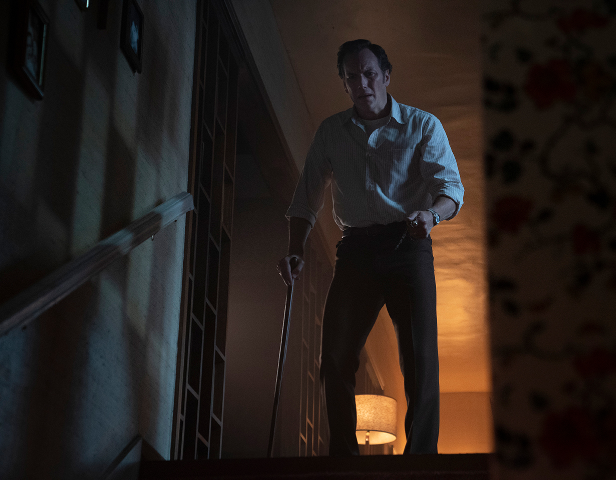 PATRICK WILSON as Ed Warren in New Line Cinema’s horror film “THE CONJURING: THE DEVIL MADE ME DO IT,” a Warner Bros. Pictures release.