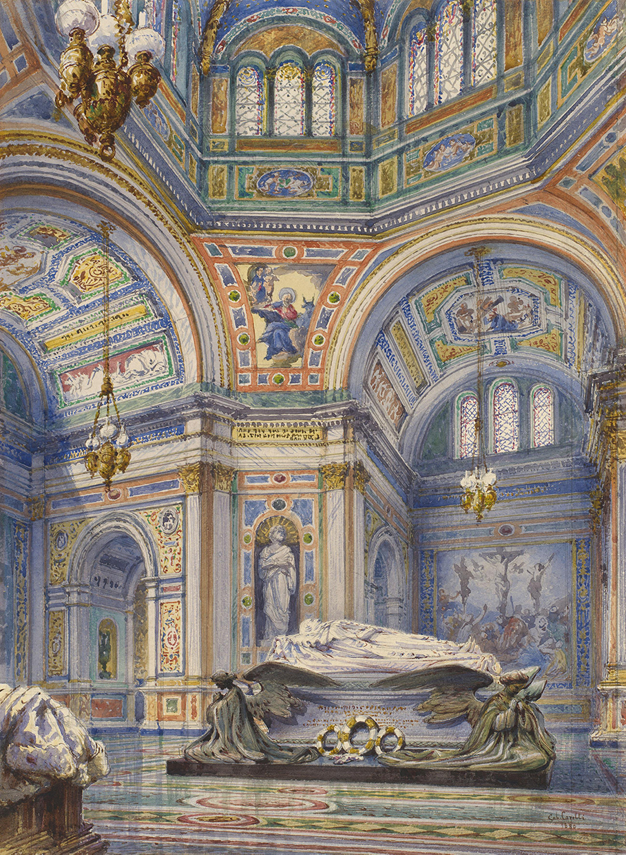 Gabriele Mariano Nicolai Carelli, The Royal Mausoleum, Frogmore, 1880 (Royal Collection Trust/© Her Majesty Queen Elizabeth II 2021) 