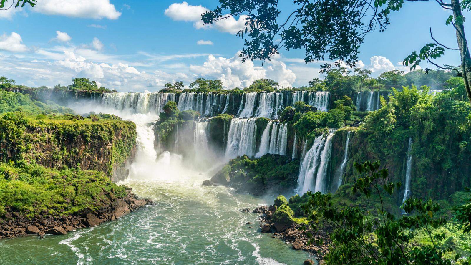 Part of The Iguazu Falls seen from the Argentinian National Park - - 2022 Uncharted Discovery Four Seasons Private Jet 