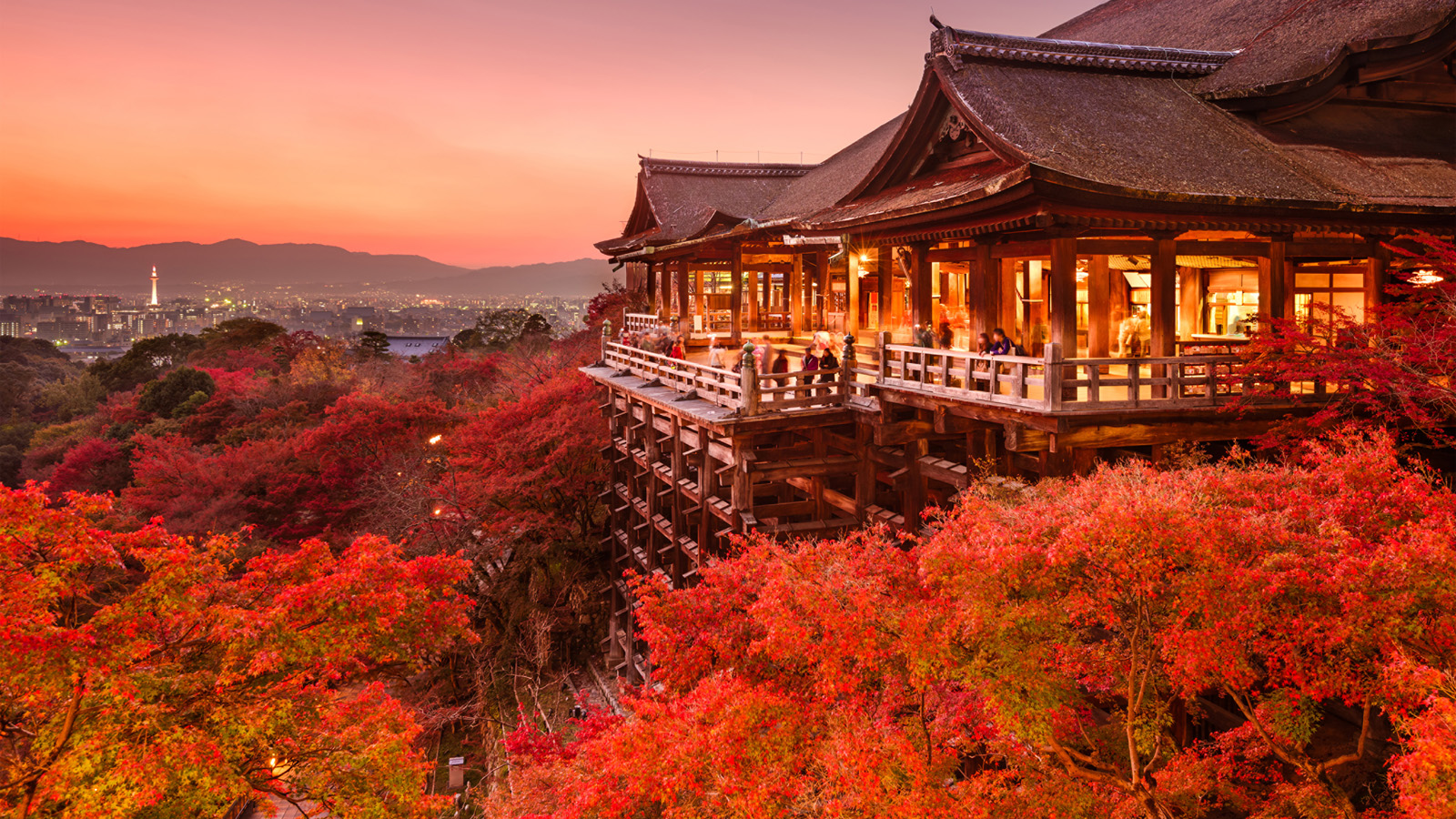 Kyoto, Japan at Kiyomizu-dera Temple - 2022 World of Adventures from Four Seasons Private Jet