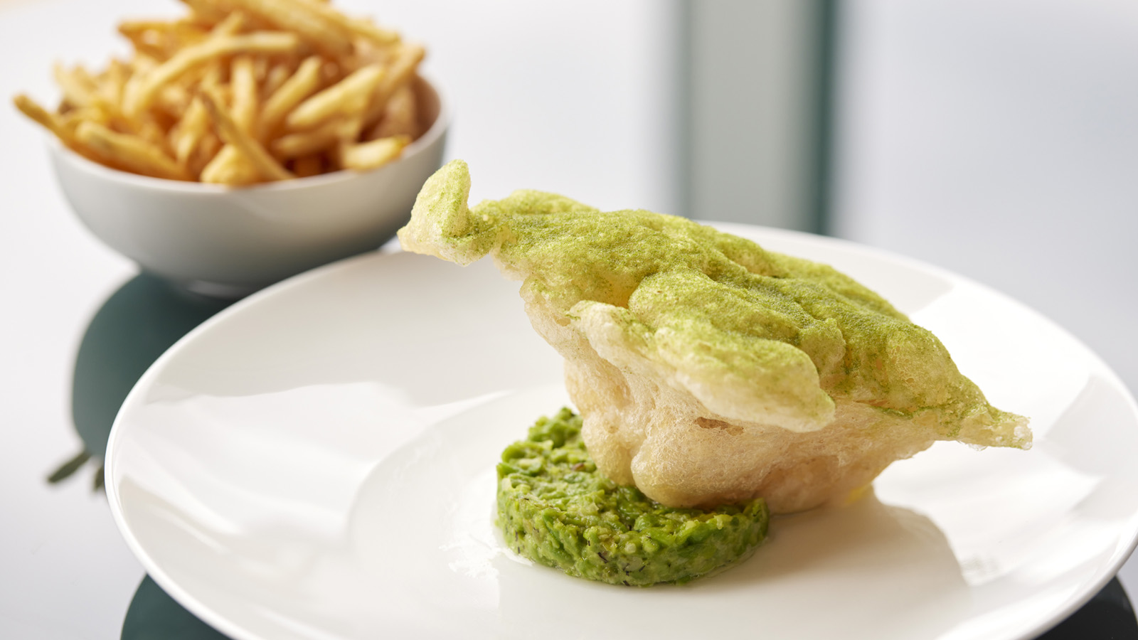 Monkfish with peas from MAISON MARUNOUCHI at Four Seasons Hotel Tokyo at Marunouchi