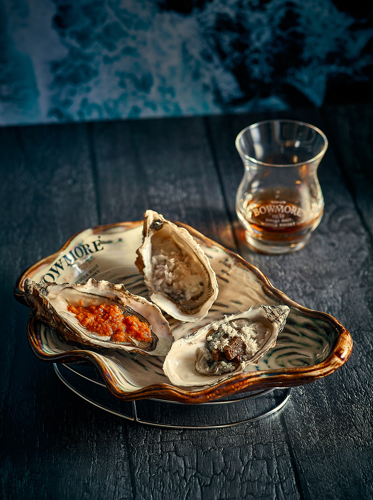 The Savoy Bowmore Solas Oyster Selection