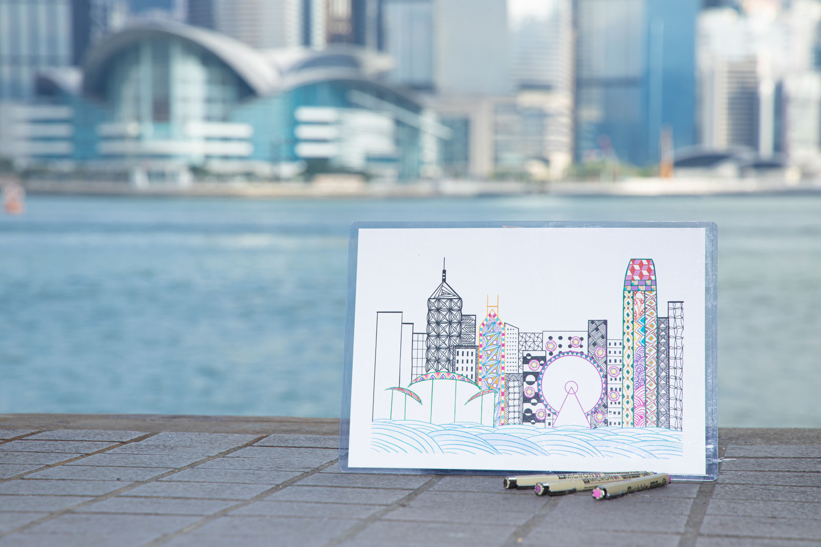 Sip Back & Sketch event in Hong Kong