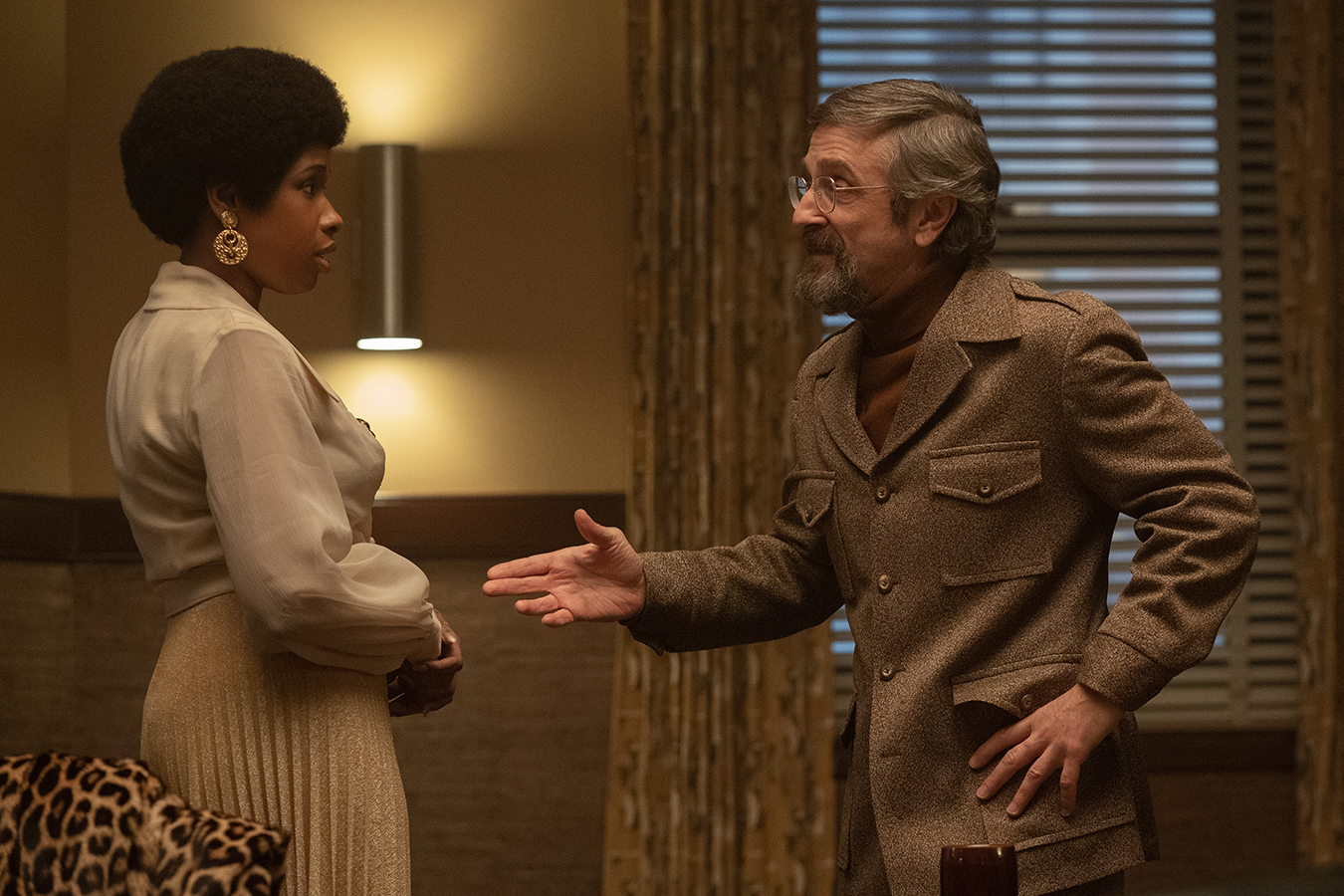 Jennifer Hudson stars as Aretha Franklin and Marc Maron as Jerry Wexler in RESPECT A Metro Goldwyn Mayer Pictures film