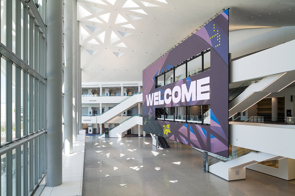 The 1.4 million square foot West Hall expansion of Las Vegas Convention Center