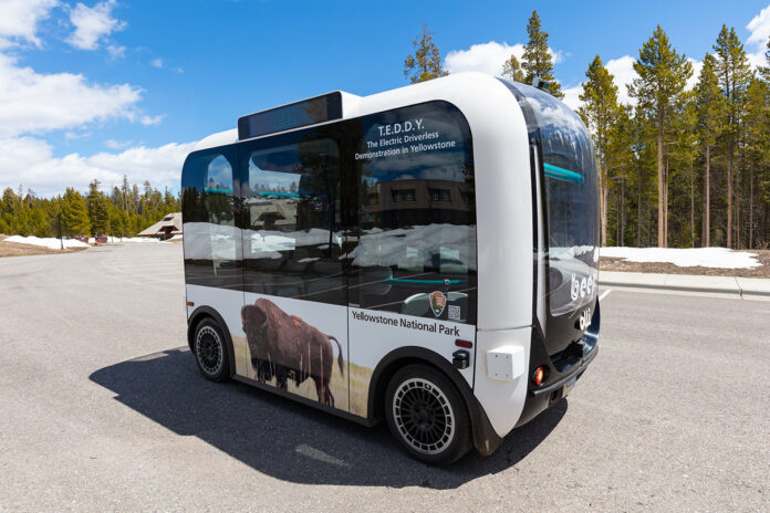 Autonomous shuttle program at Yellowstone National Park