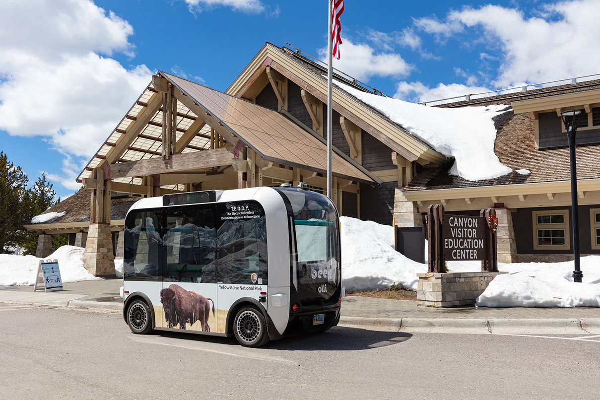 Autonomous shuttle program at Yellowstone National Park