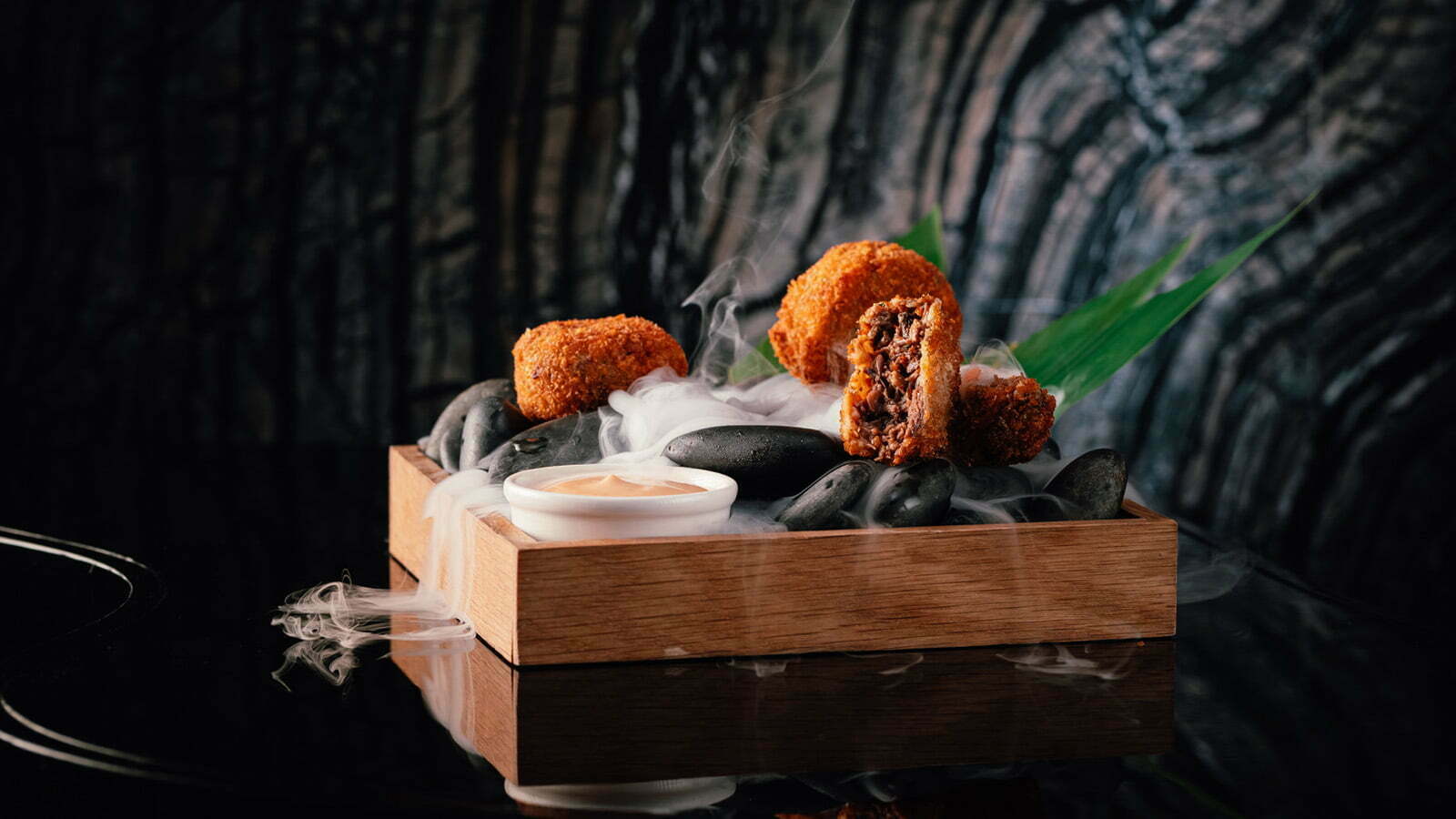 Smoked Short Rib Croquettes at Luna Dubai