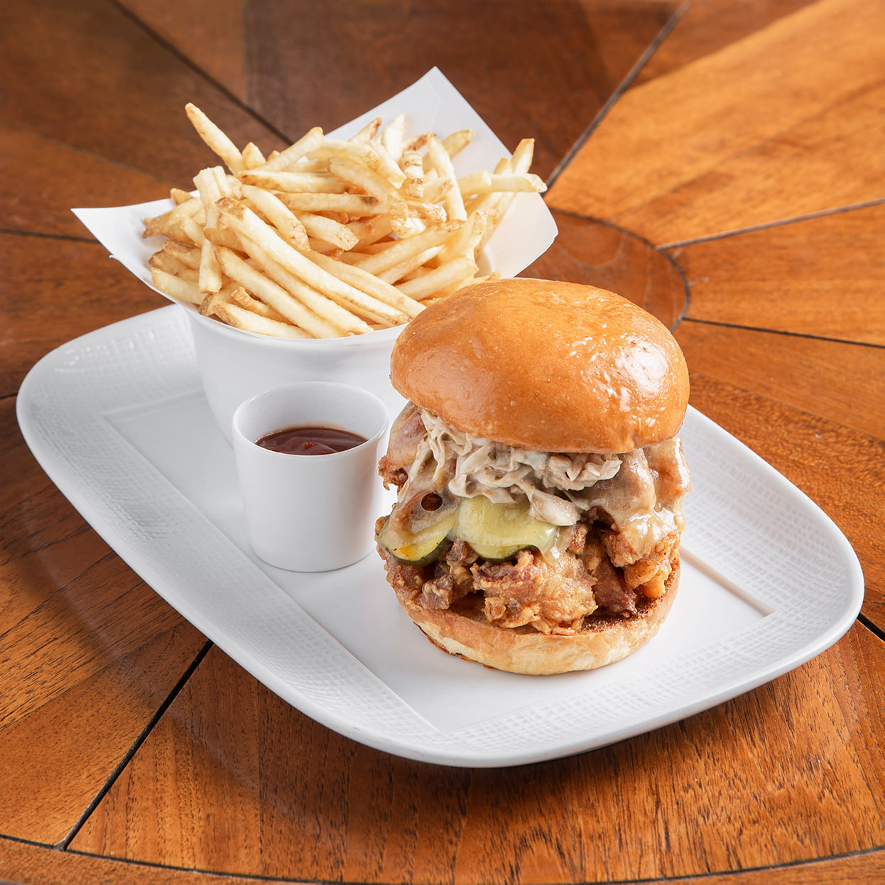 Spago Fried Chicken Karaage Sandwich