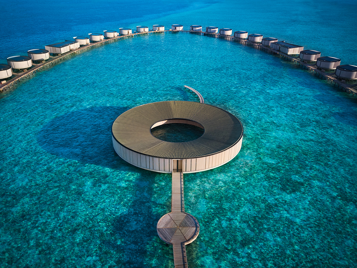 The Ritz-Carlton Maldives Fari islands The Ritz-Carlton Spa aerial view