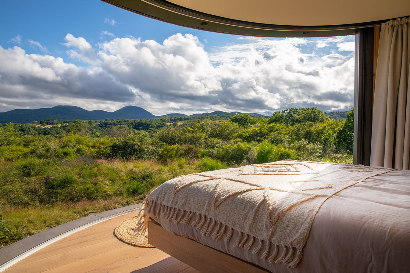 Mini Home with views of the Chaîne des Puys Volcanoes