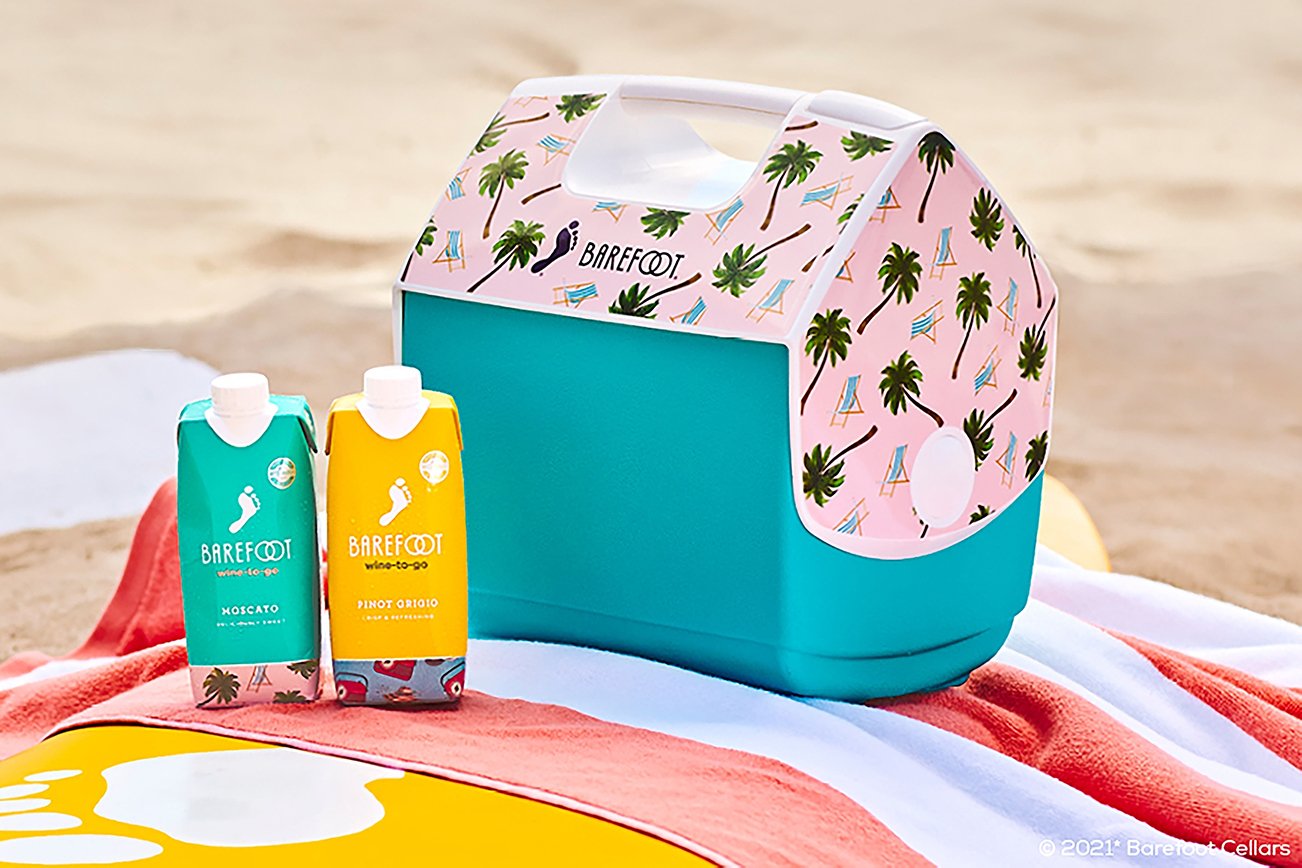 Barefoot Wine Playmate Pal coolers