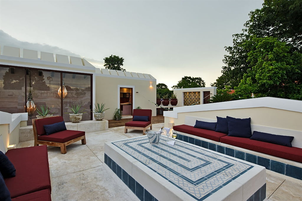 Outdoor Lounge at Casa Lecanda