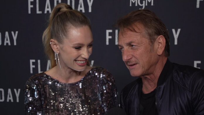 Dylan Penn and Sean Penn at Flag Day L.A. Special Screening Event