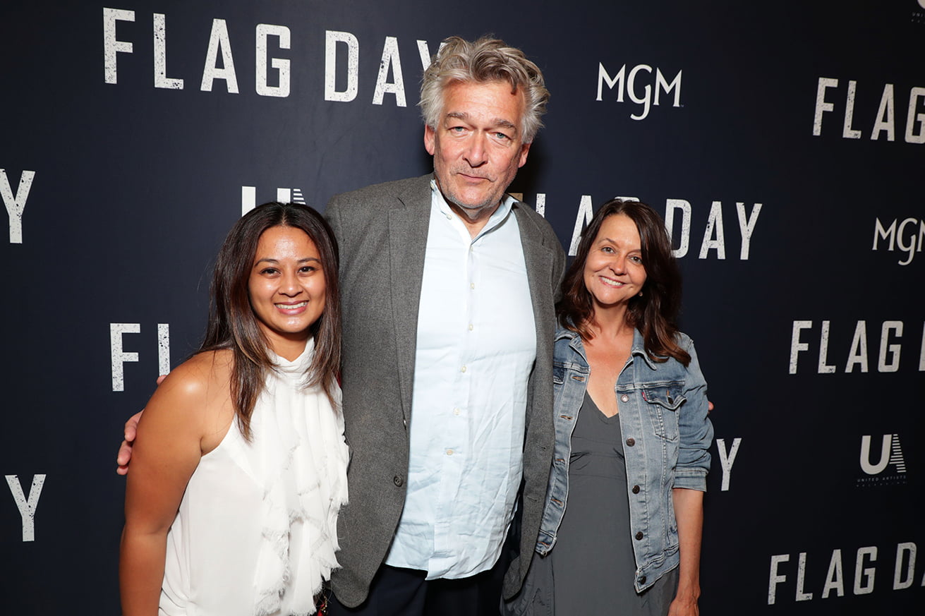 Editor Michelle Tesoro, Composer Joseph Vitarelli and Music Supervisor Tracy McKnight at Flag Day L.A. Special Screening Event