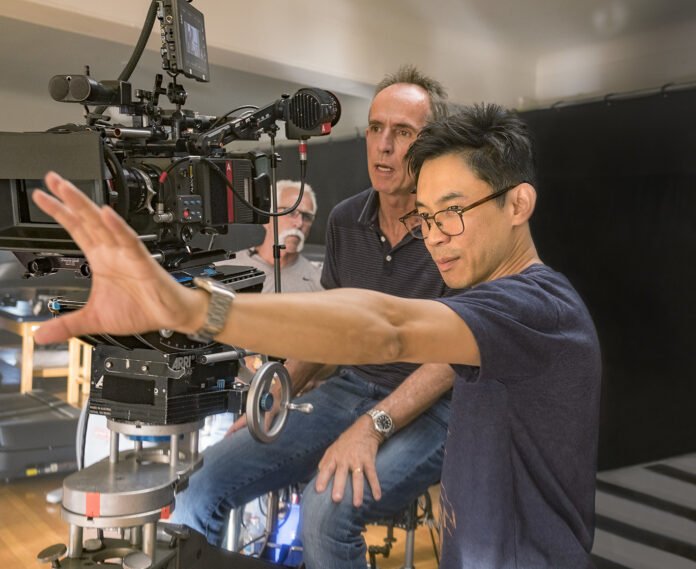 Director/Producer/Writer JAMES WAN on the set of New Line Cinema, Starlight Media Inc. and My Entertainment Inc.’s original horror thriller MALIGNANT, an Atomic Monster production, a Warner Bros Pictures release.