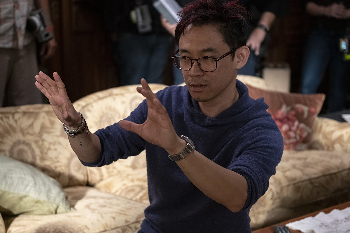 Director/Producer JAMES WAN on the set of New Line Cinema, Starlight Media Inc. and My Entertainment Inc.’s original horror thriller MALIGNANT, an Atomic Monster production, a Warner Bros Pictures release.