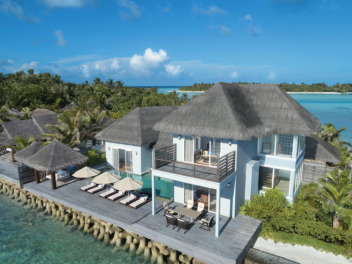 Naladhu Private Island Maldives - Two Bedroom Beach Pool Residence - Exterior