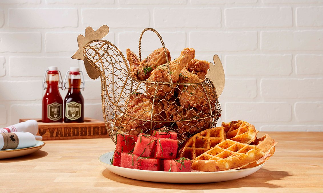 Yardbird Chicken N Watermelon N Waffles