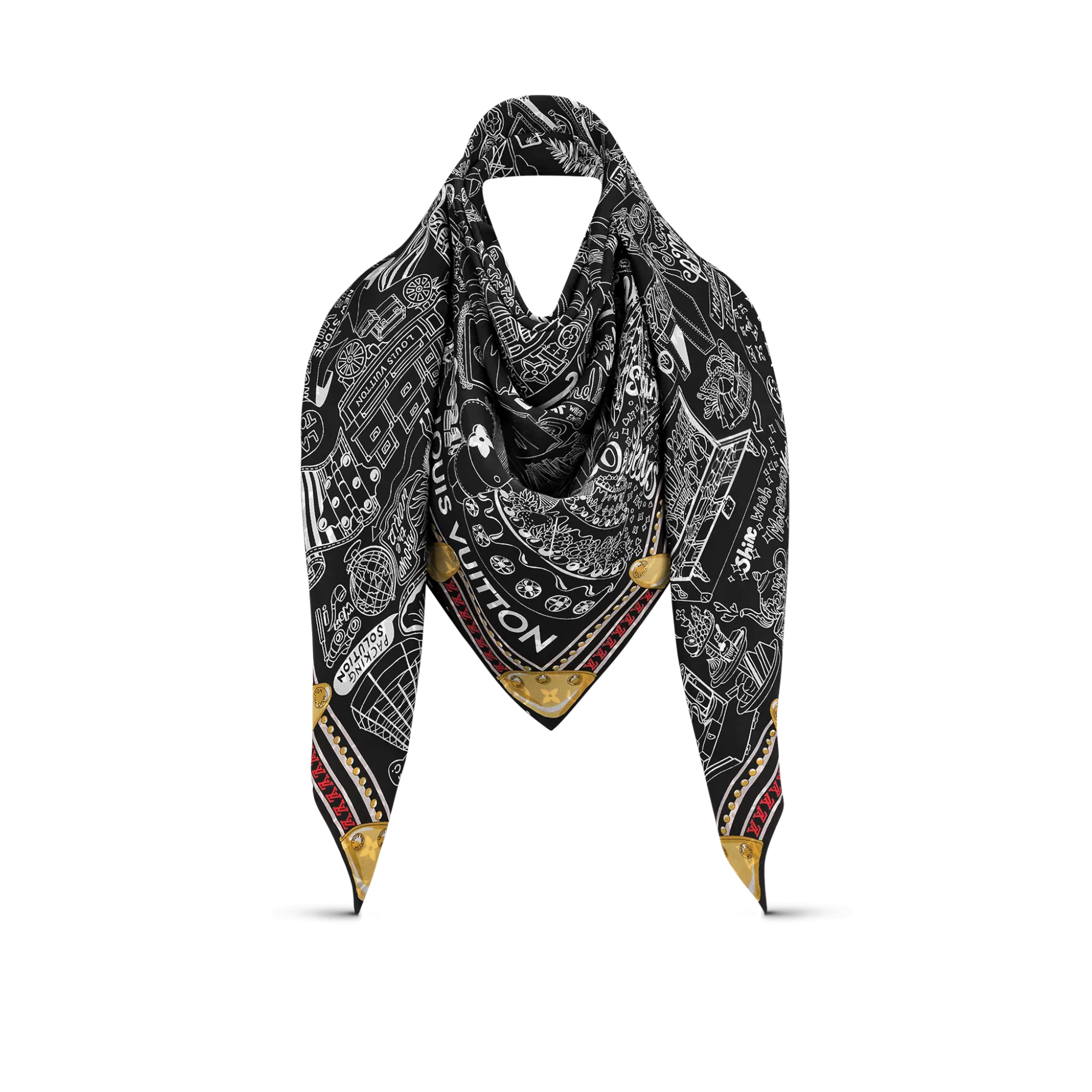 LA COOL & CHIC  Fashion, Lv scarf, Lv scarf outfit