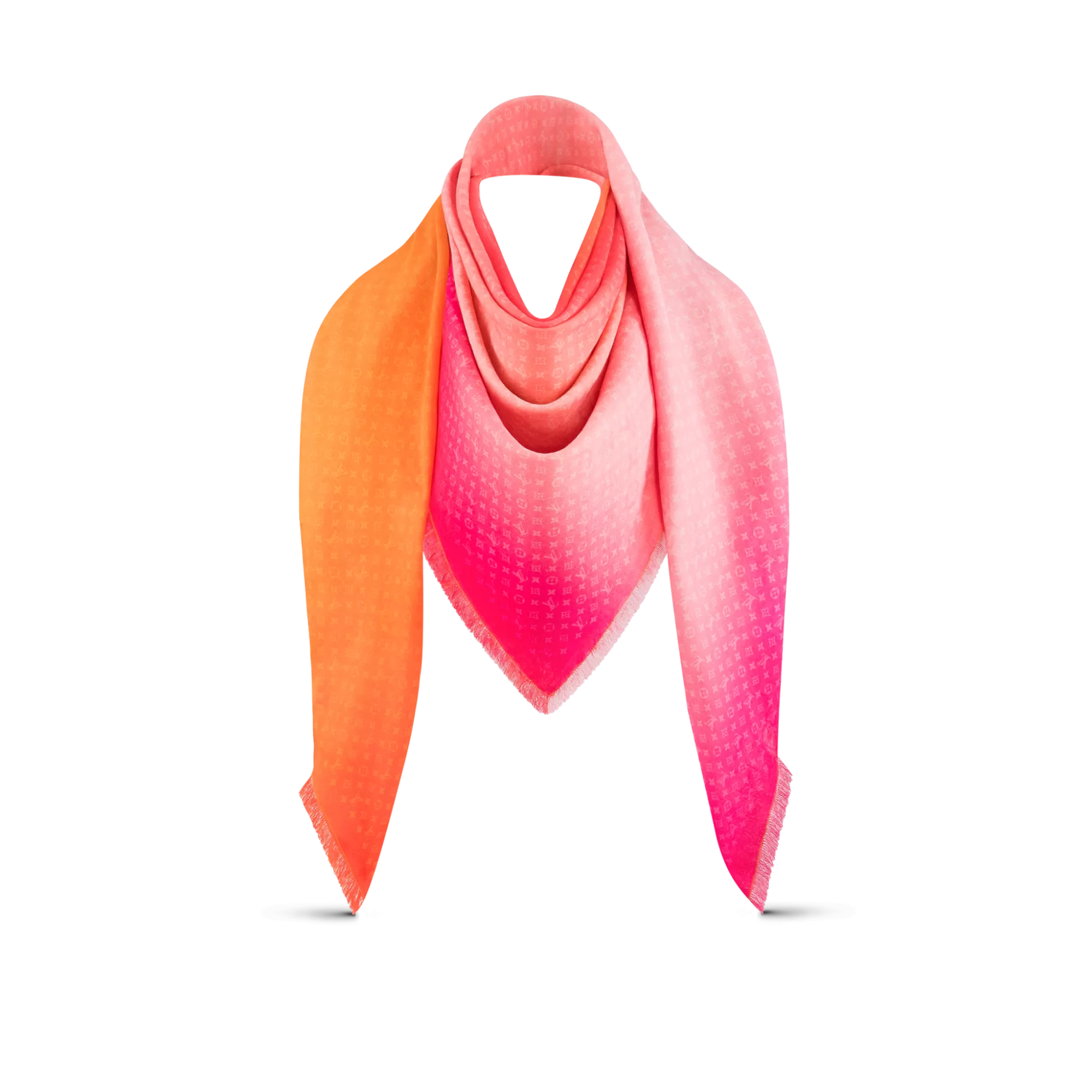 Louis Vuitton Women's Cashmere Silk Monogram Wild LV Orange Shall Scarf  M71404 – Luxuria & Co.