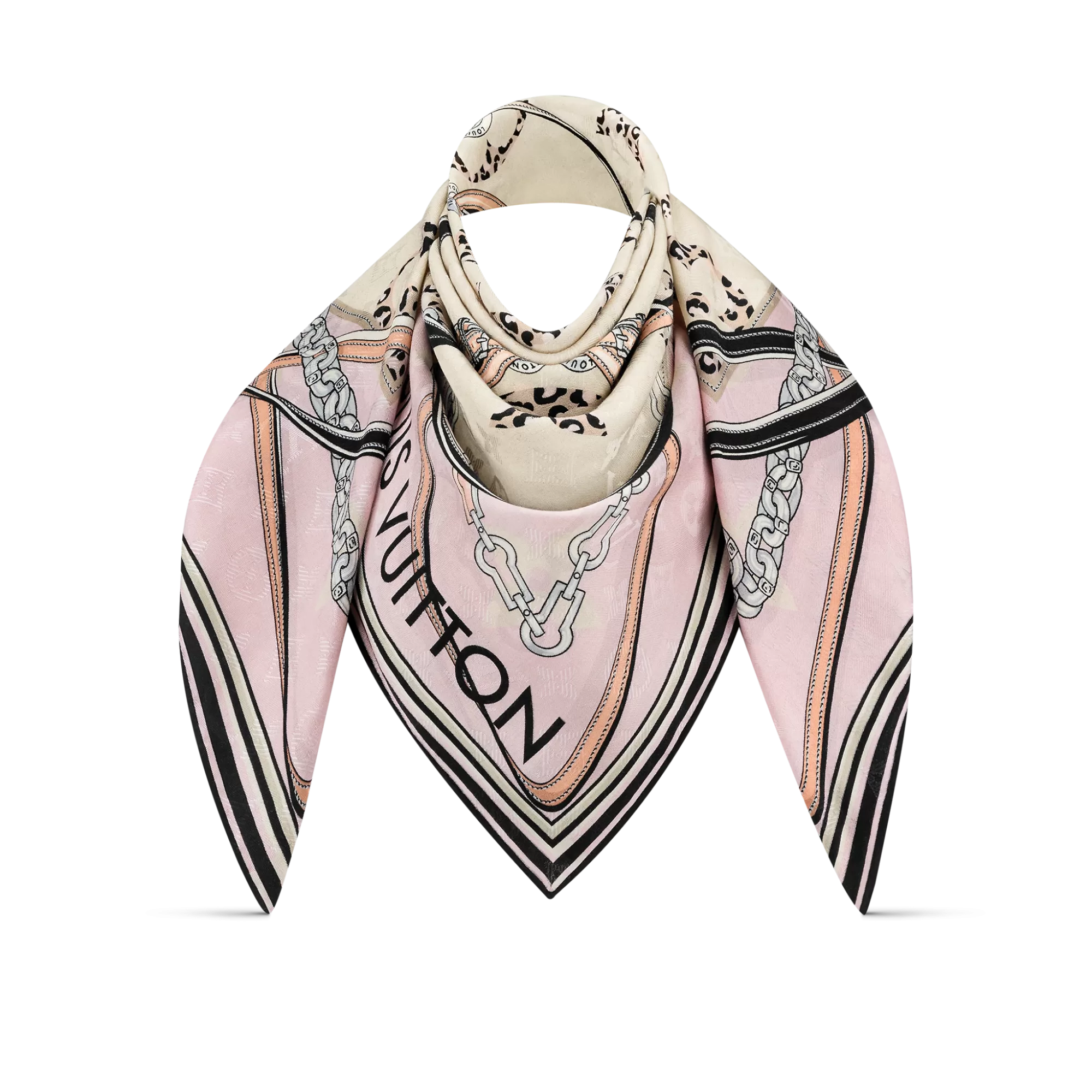 Barely there Louis Vuitton scarf. Good for people who like high