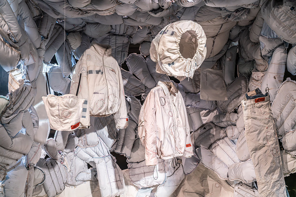 Mercedes-Benz x Heron Preston Airbag Collection at MBFW Berlin September 2021