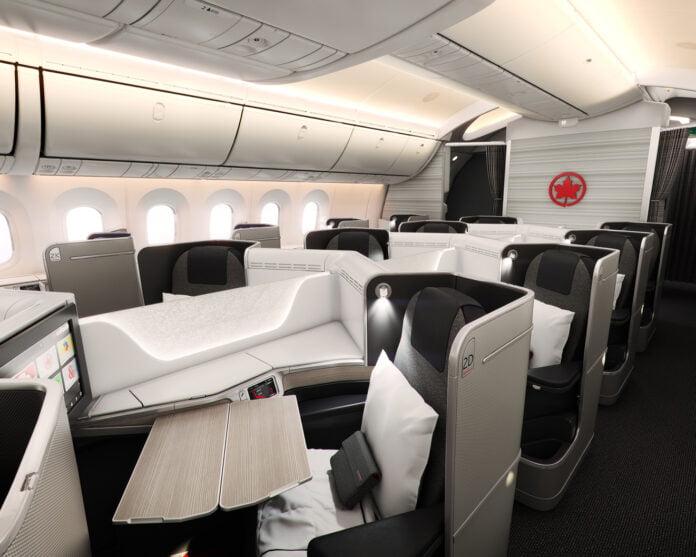 B787 Business class from Air Canada