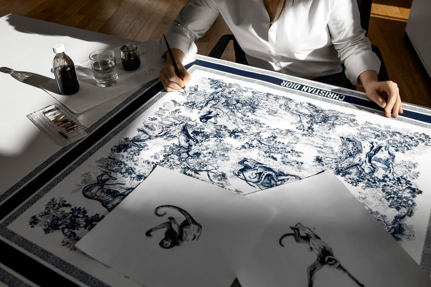 Dior Fall 2021 Savoir-Faire Silk Scarves Collection