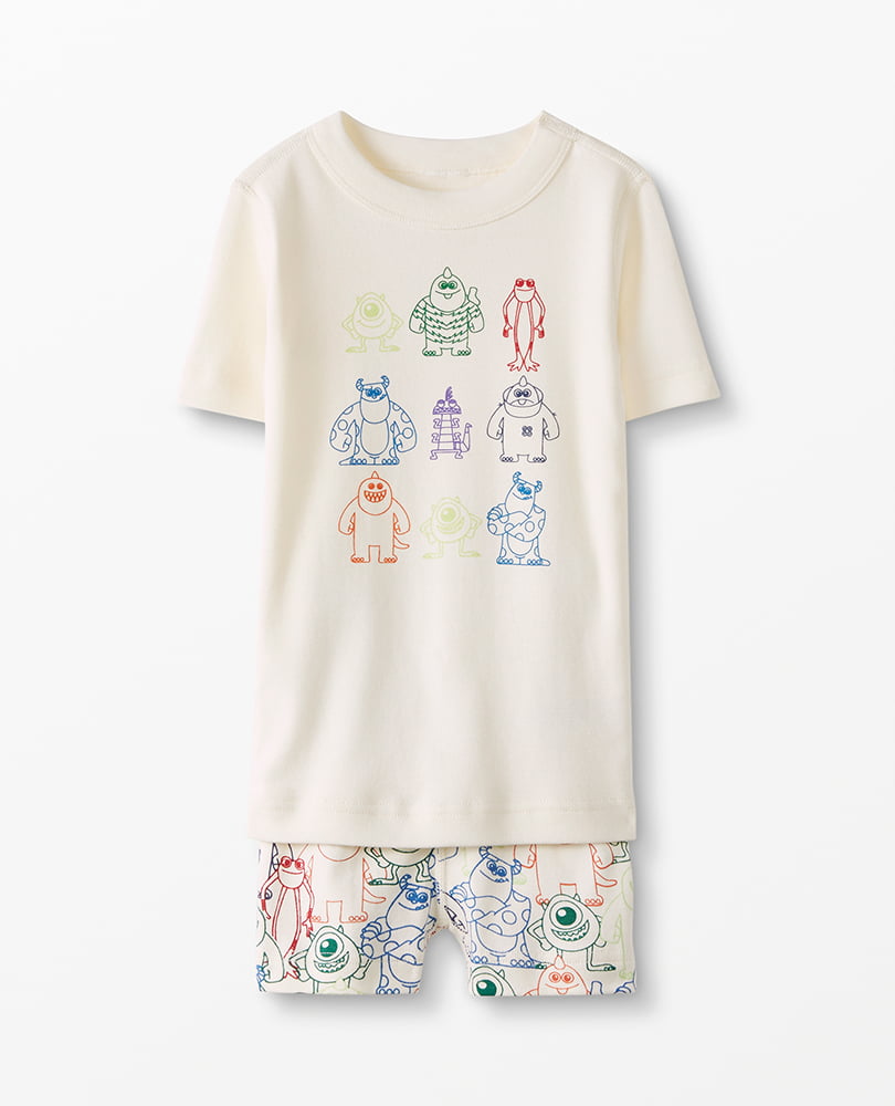 Disney and Pixar's Monsters, Inc. Short John Pajamas In Organic Cotton