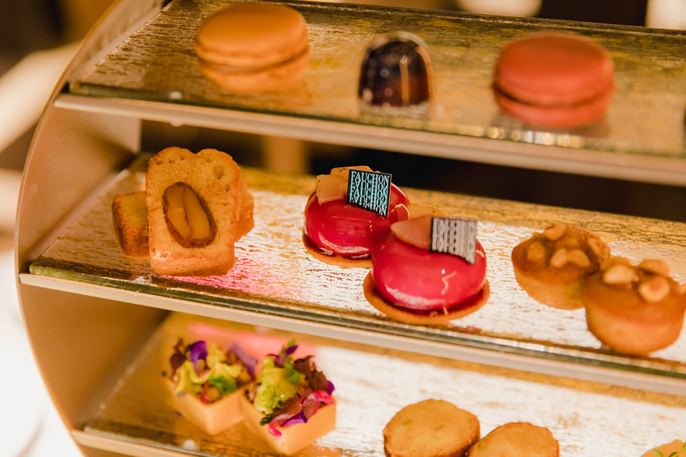 Limited afternoon tea set at Salon de Thé FAUCHON in Kyoto