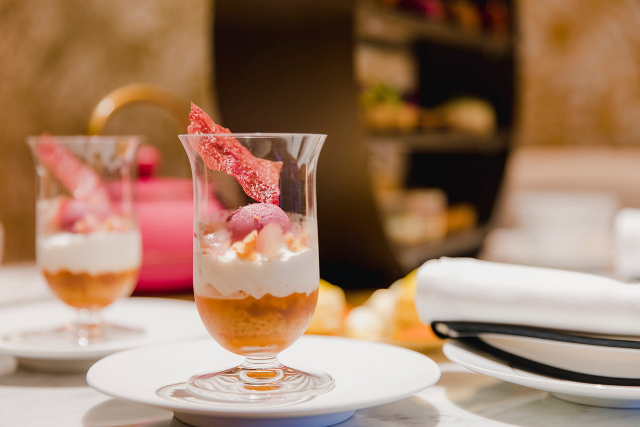 Limited afternoon tea set at Salon de Thé FAUCHON in Kyoto