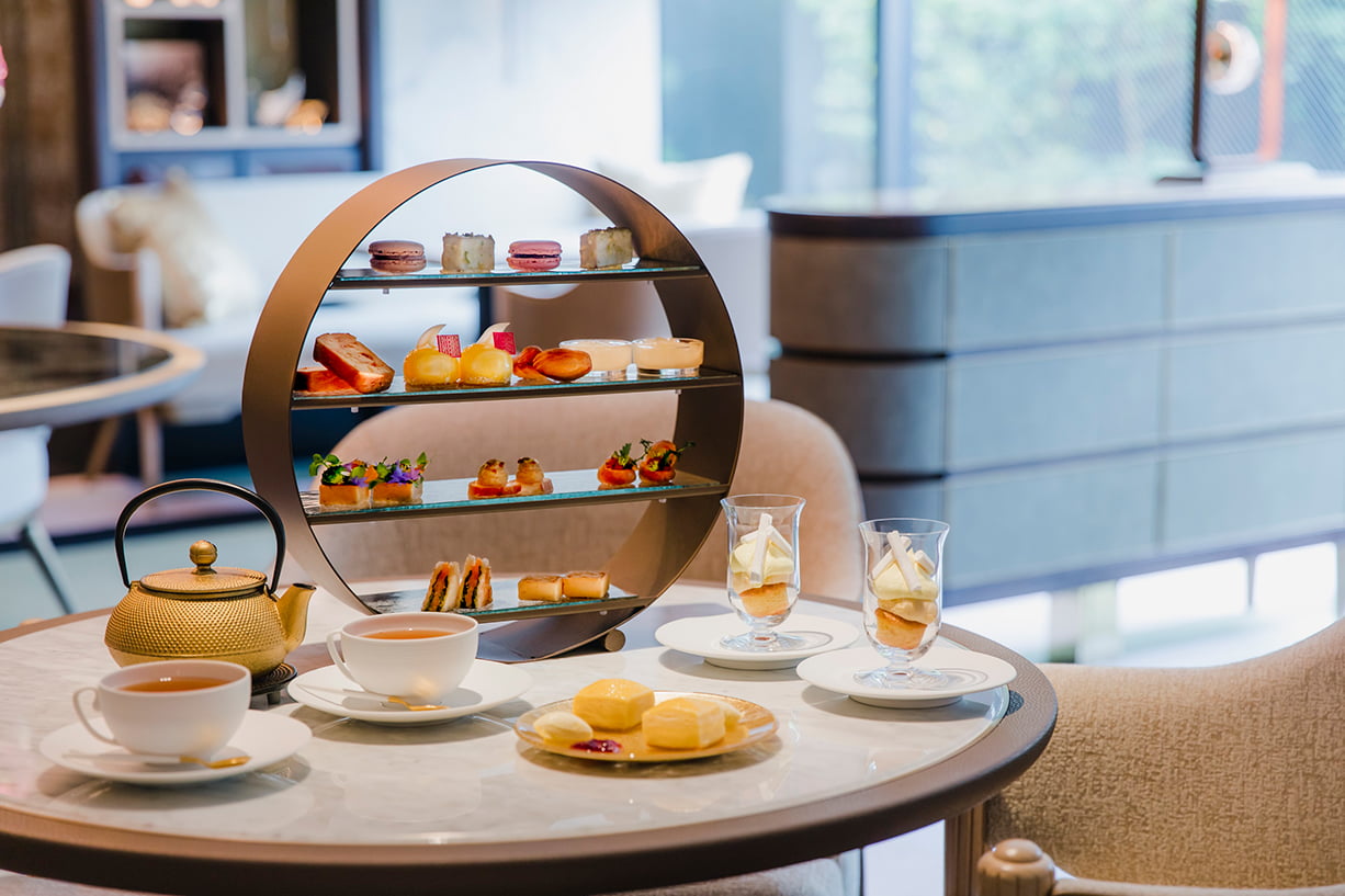 Limited afternoon tea set at Salon de Thé FAUCHON in Kyoto